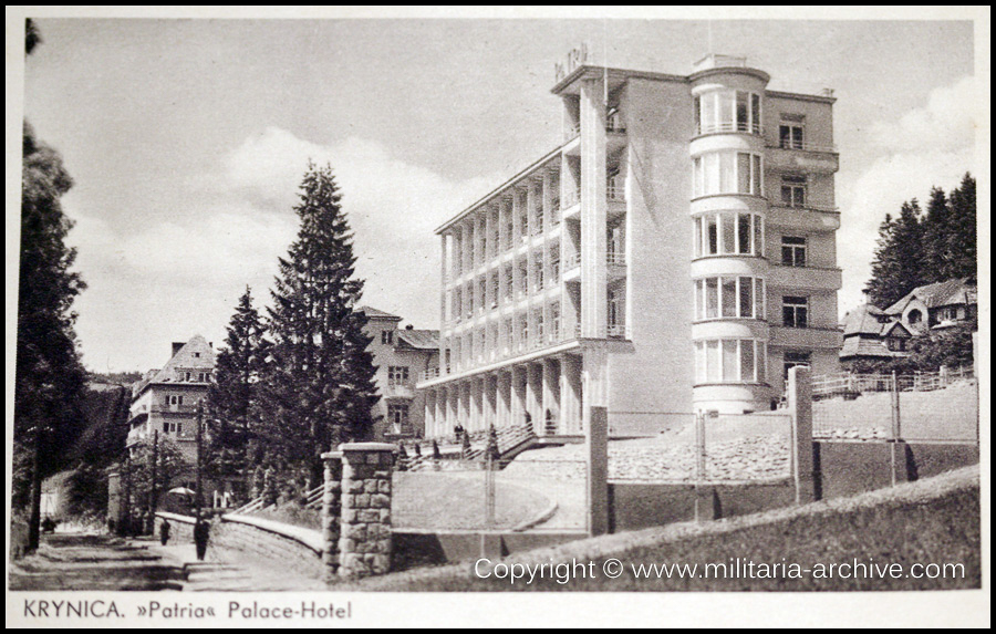 Polizei Bataillon 106, 9.Komp, Kyrnica, Poland 1940. W.d.R. Eugen Ohliger, Feldpost Gorlice (Krynica) 31st August 1940.